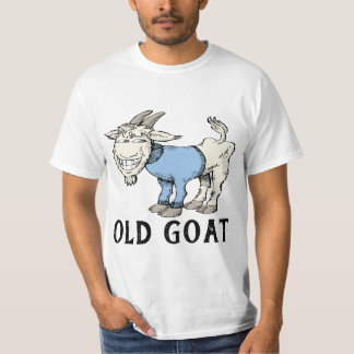 GAMMEL BOCK FÖDELSEDAG MANS T-SHIRT ÖVER KULLEN