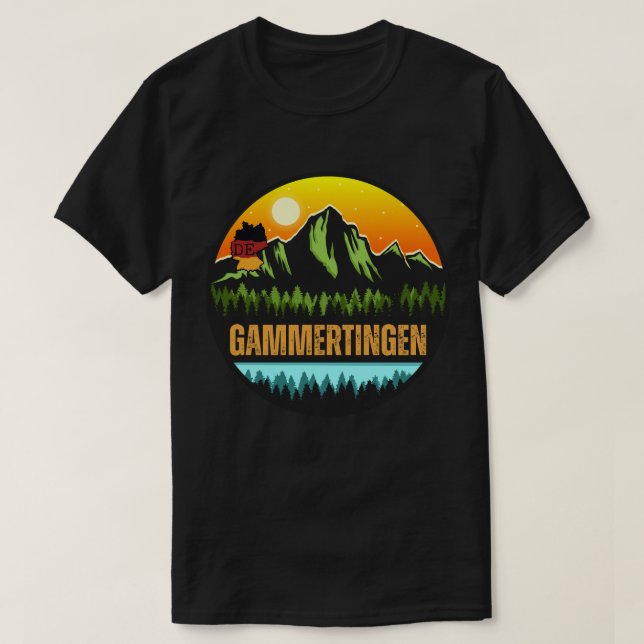 Gammertingen, Baden-Württemberg Tyskland T Shirt (Design framsida)