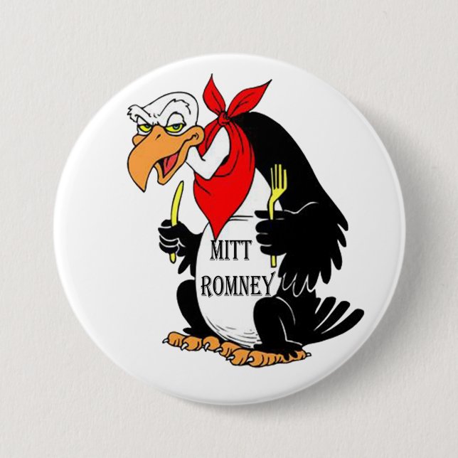 Gammet Mitt Romney knäppas Knapp (Framsida)