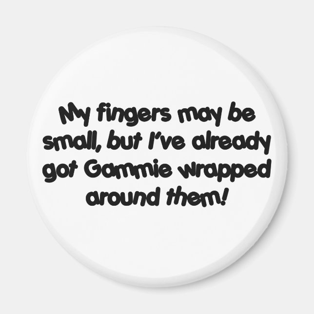 Gammie's Wrapped! Magnet (Framsidan)