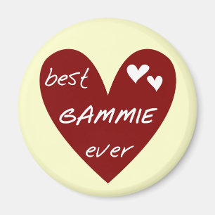 Gammie för röd hjärta bäst någonsin Tshirts och Magnet