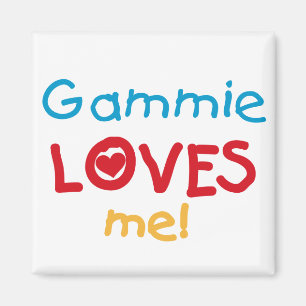 Gammie Kärlek Me T-shirts och presenter Magnet