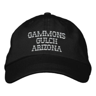 Gammons Gulch Embroized Cap Broderad Keps