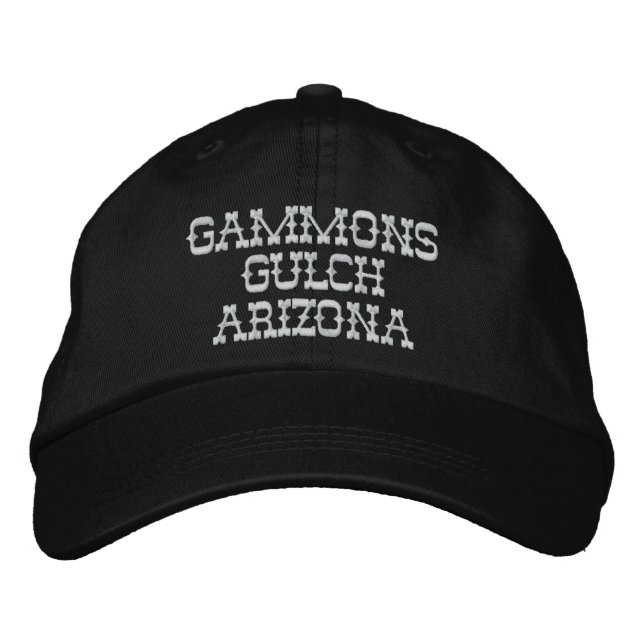 Gammons Gulch Embroized Cap Broderad Keps (Framsida)