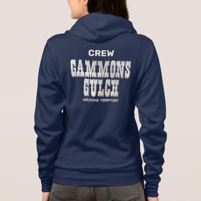 Gammons Gulch Movie Film Crew T Shirt (Baksida)