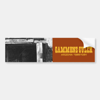 Gammons Gulch Movie Set Bumper Sticker Bildekal