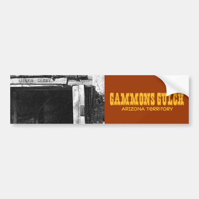 Gammons Gulch Movie Set Bumper Sticker Bildekal (Framsidan)