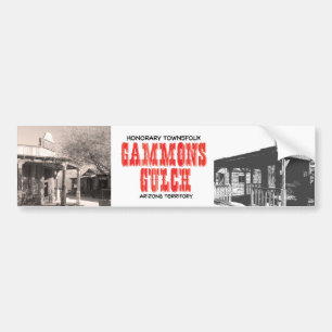 Gammons Gulch Movie Set Bumper Sticker Bildekal