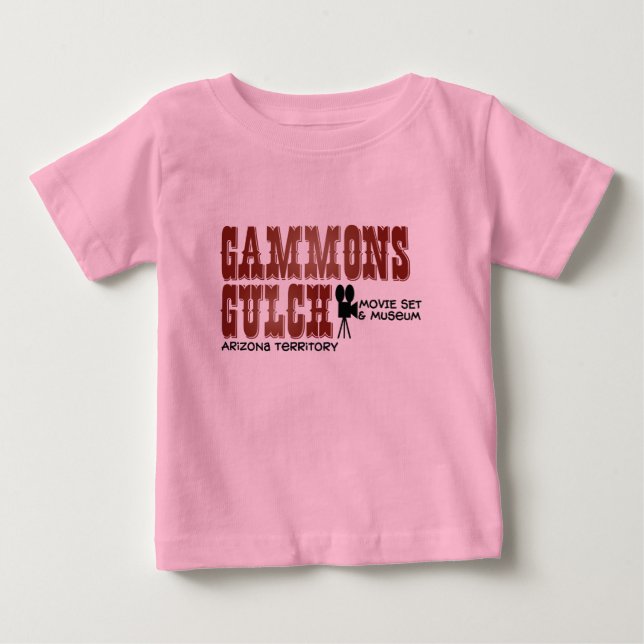 Gammons Gulch Movie Set Infants Tshirt Tee (Framsida)