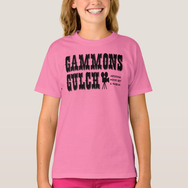 Gammons Gulch Movie Set Youth Tshirt Tee (Framsida)