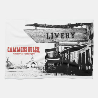 Gammons Gulch Souvenir Kitchen Towel Kökshandduk