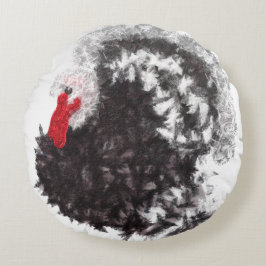 Gammusslor i modern Thanksgiving Rund Kudde