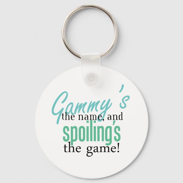 Gammy's Namn och Spoiling's Gam Nyckelring (Framsida)