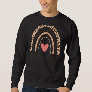 Gammy Life Boho Rainbow Grandma Lång Ärmad Tröja