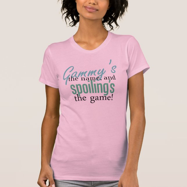 Gammys namn och spoilings av Gamen T-shirt (Framsida)