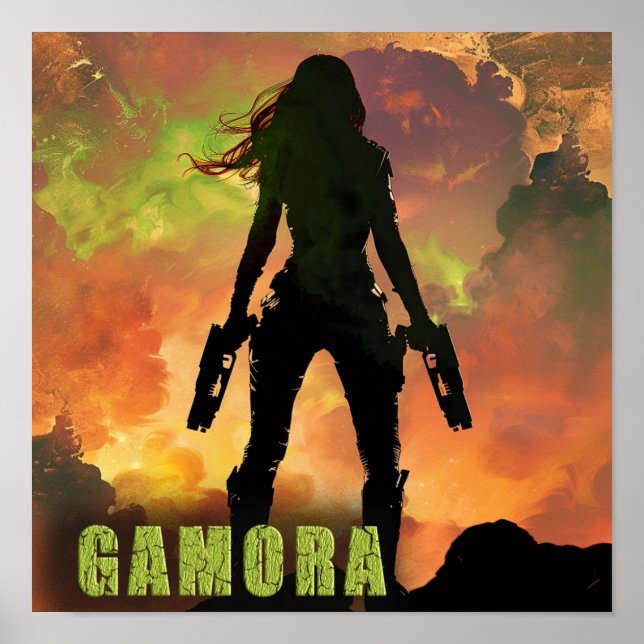 Gamora Galaxy Poster (Framsidan)