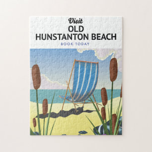 Gamstanton-reseaffisch på stranden pussel