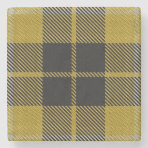 Gamts Scots Tavern Klan Barclay Gult Tartan Underlägg Sten