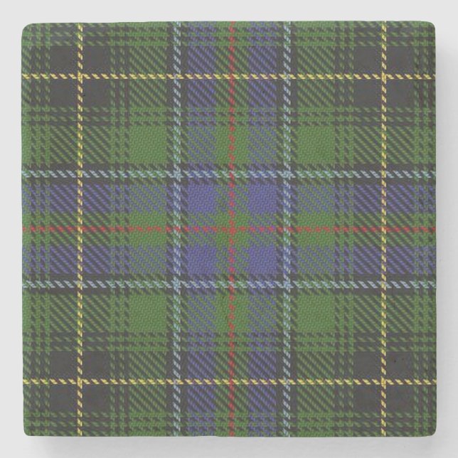 Gamts Scots Tavern Klan MacInnes Tartan Stenunderlägg (Framsidan)