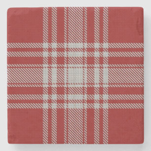Gamts Scots Tavern Klan Menzies Red White Tartan Stenunderlägg