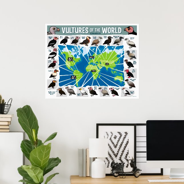 Gamvärldens Gamar Poster (Hemmakontoret)