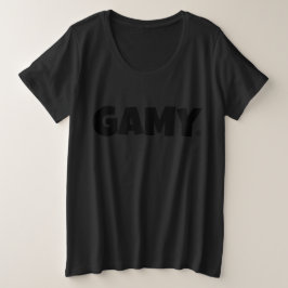 GAMY® Black Logo Damen T Shirt