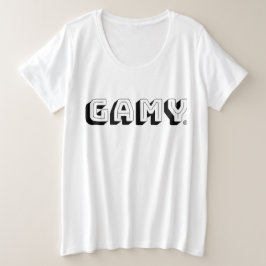 GAMY® Black Logo Damen T Shirt