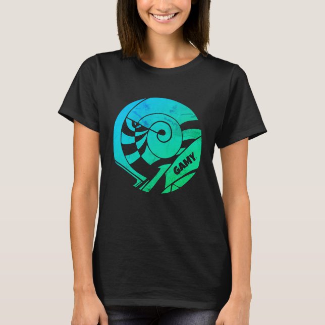 GAMY® Logo Basic Damen T-Shirt (Framsida)