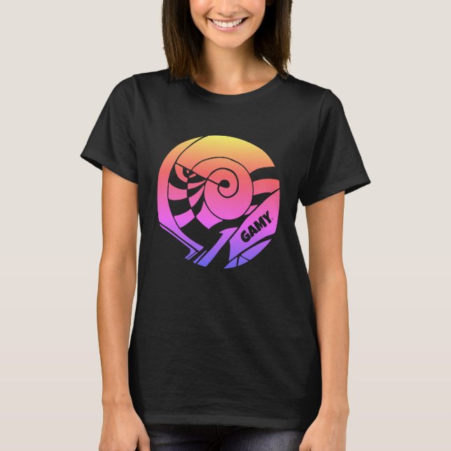GAMY® Logo Damen T-Shirt (Framsida)