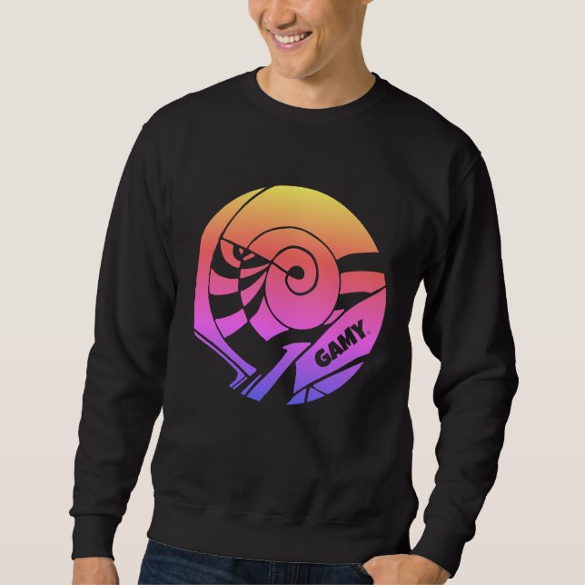 GAMY® Logo Herren Sweatshirt (Framsida)
