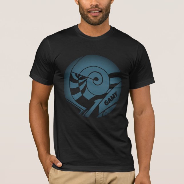 GAMY® Logo Herren T-Shirt (Framsida)