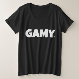 GAMY® White Logo Damen T Shirt