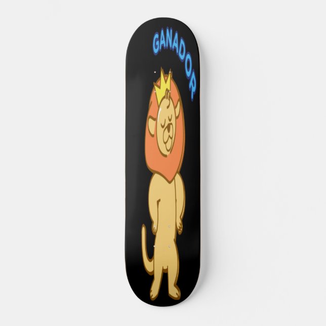 Ganador Winner Mini Skateboard Bräda 18,5 Cm (Framsida)