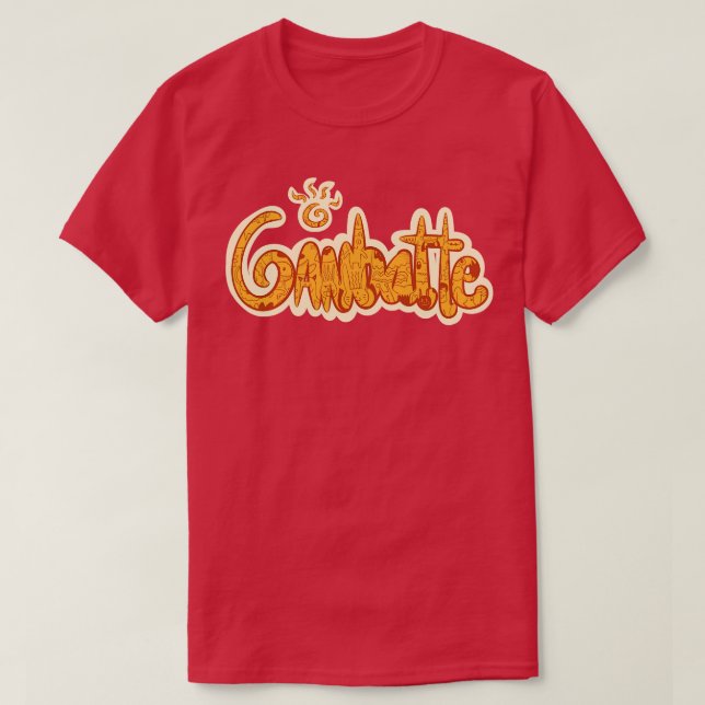 Ganbatte T Shirt (Design framsida)