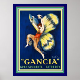 Gancia Ad Poster av Cappiello 12 x 16