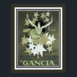 Gancia Vermouth Vintage, Art Deco, Poster<br><div class="desc">Vintage,  1930,  Art Deco-reklam för Gancia Vermouth. Standard 11x14 visas här i andra storlekar. Finns även i standard 16x20,  samt i anpassningsbar och på arbetsyta.</div>