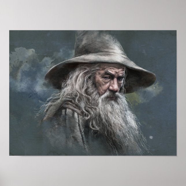 Gandalf Illustration Poster (Framsidan)