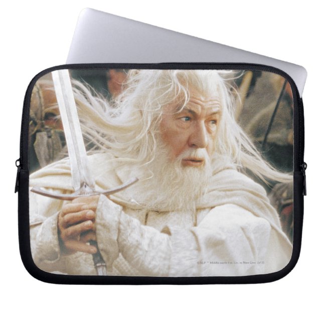GANDALF™-kamp med ord Laptop Fodral (Framsidan)