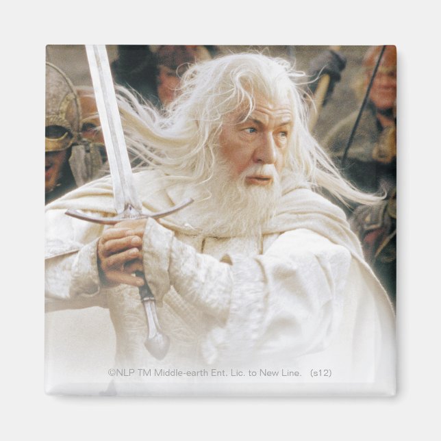 GANDALF™-kamp med ord Magnet (Framsidan)
