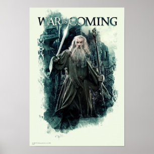 Gandalf - Krig kommer Poster