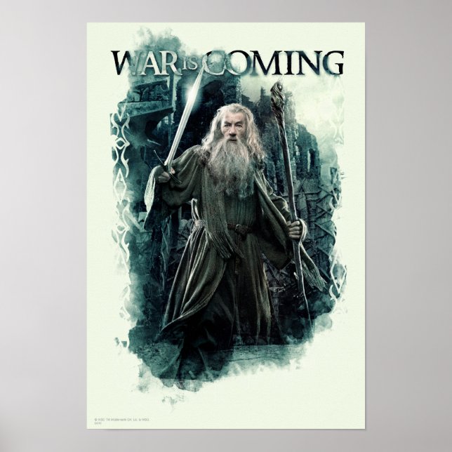 Gandalf - Krig kommer Poster (Framsidan)