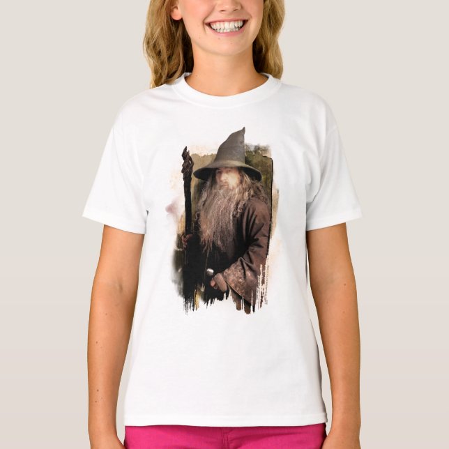 Gandalf med personal t shirt (Framsida)