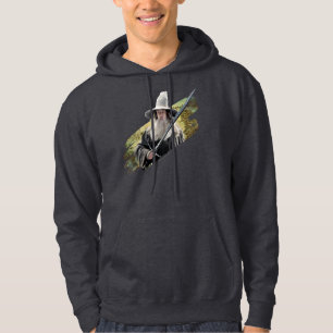 Gandalf med svärd-Grönt Sweatshirt