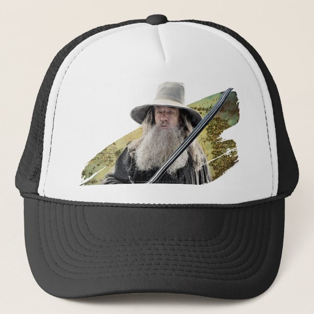 Gandalf med svärd-Grönt Truckerkeps (Framsida)
