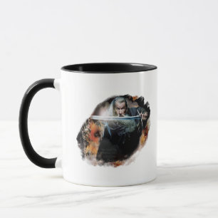 Gandalf med svärd i strid mugg