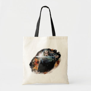 Gandalf med svärd i strid tygkasse