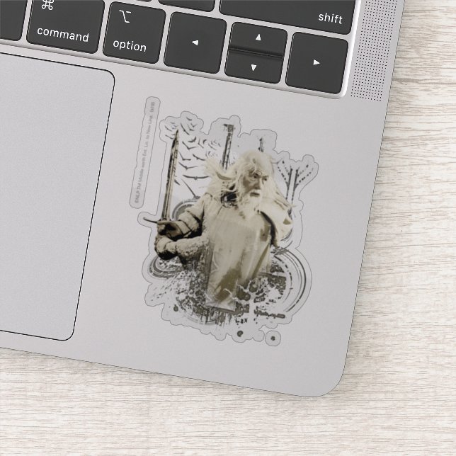 GANDALF™ med svärdCollage Klistermärken (Detalj)