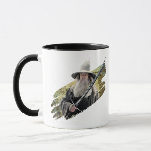Gandalf med svärdgrönt mugg