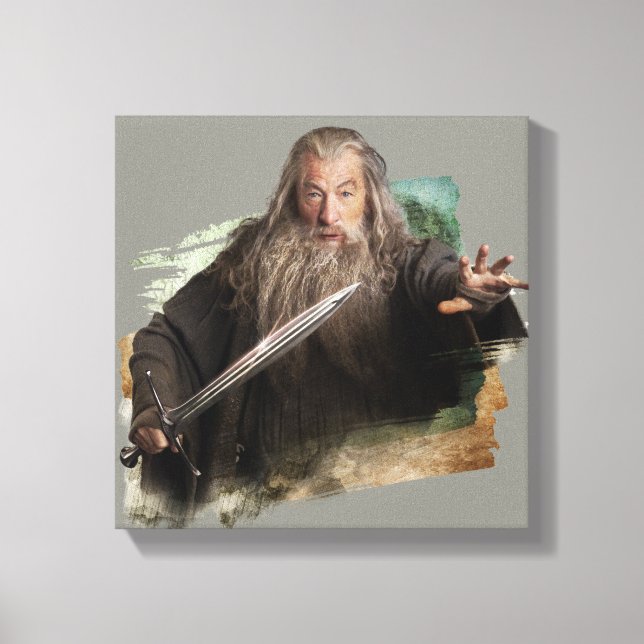 Gandalf med sword canvastryck (Framsida)