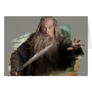 Gandalf med sword hälsningskort